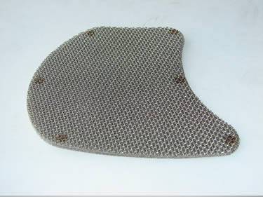 There is a special shaped sintered filter disc.